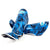 Sandee Kids Shin Guards Camo Blue