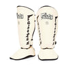 Fairtex SP7 Twister Detachable Shin Guards White