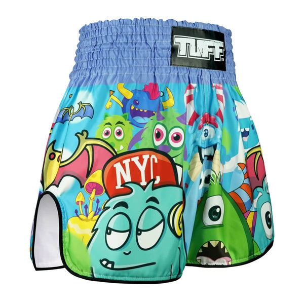 TUFF RMS104 Kids Muay Thai Shorts Party Monster