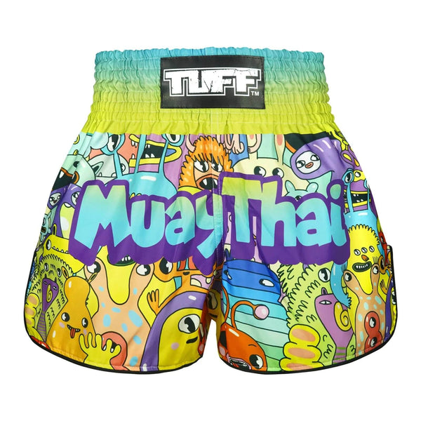 TUFF RMS107 Kids Muay Thai Shorts We Come In Peace