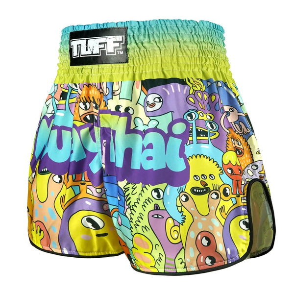 TUFF RMS107 Kids Muay Thai Shorts We Come In Peace