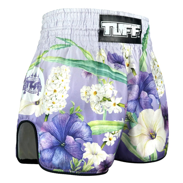 TUFF High-Cut Retro Muaythai Shorts - RMS124 - Purple An-Chan