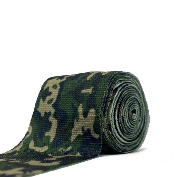 Rolled Rival Camo Handwraps showing bold camo design