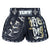 TUFF MSC117 Muay Thai Shorts Retro Black Singha Yantra