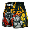 RMS122 TUFF High-Cut Retro Muaythai Shorts The Gigantic Beast