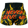 RMS122 TUFF High-Cut Retro Muaythai Shorts The Gigantic Beast