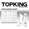 Top King TKSGP-GL Pro Leder-Schienbeinschoner Weiß