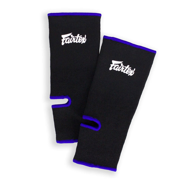 Fairtex AS1 Ankle Supports Black-Blue - Sized