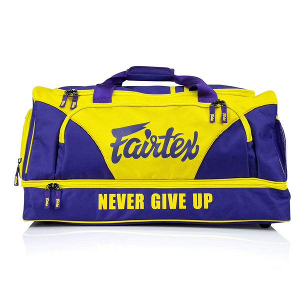 Fairtex BAG2 Heavy Duty Gym Bag Purple-Yellow