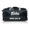 Fairtex BAG2 Heavy Duty Gym Bag Grey-Black