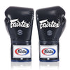 Fairtex BGL6 Lace-up Competition Boxing Gloves - Blue