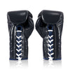 Fairtex BGL6 Lace-up Competition Boxing Gloves - Blue