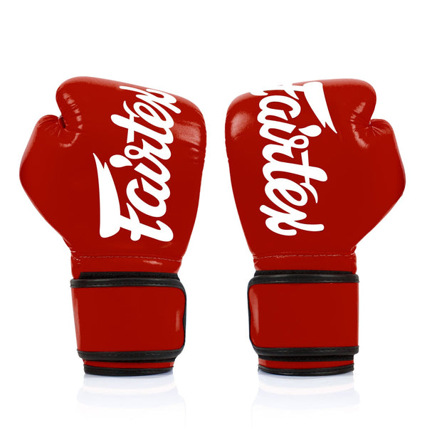Fairtex BGV14 Microfibre Boxing Gloves - Red