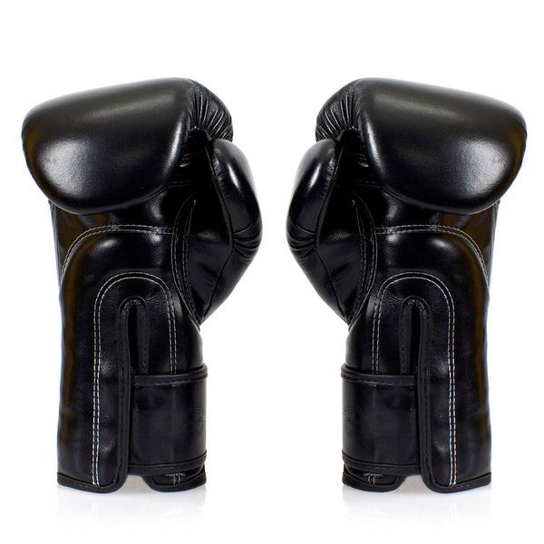 Fairtex BGV14SB Microfibre Boxing Gloves - Solid Black