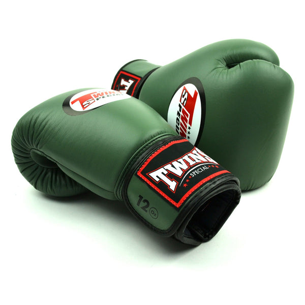 BGVL4 Twins Boxing Gloves Olive