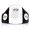 BPV1 Fairtex Standard Leather Belly Pad White-Black