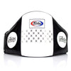 Fairtex BPV1 Standard Leather Belly Pad - Black-White