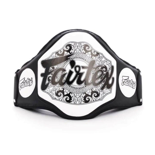Fairtex BPV3 Microfiber Belly Pad Black-White