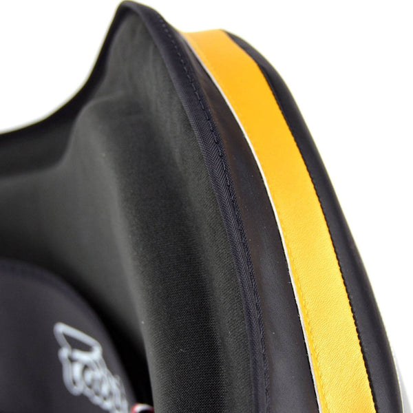 Fairtex BPV3 Microfiber Belly Pad Black-Gold