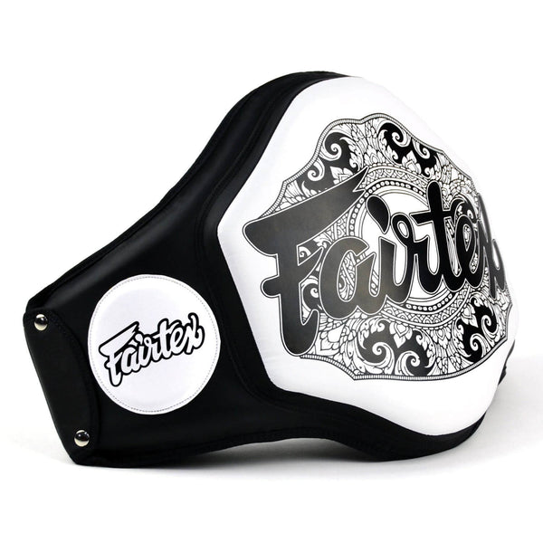 Fairtex BPV3 Microfiber Belly Pad Black-White