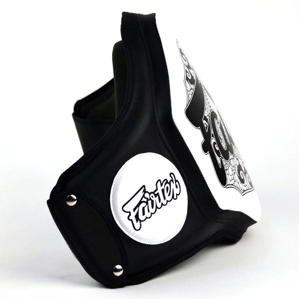 Fairtex BPV3 Microfiber Belly Pad Black-White