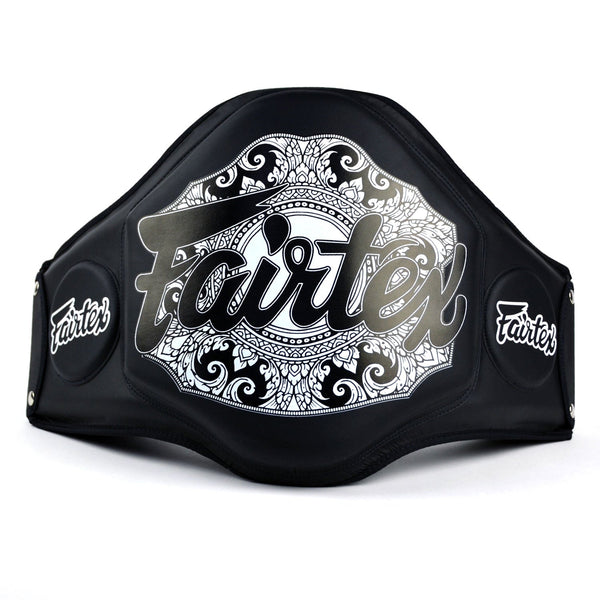 Fairtex BPV3 Microfiber Belly Pad - Black-Black