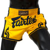 BS1701 Fairtex Slim Fit Muaythai Shorts Yellow