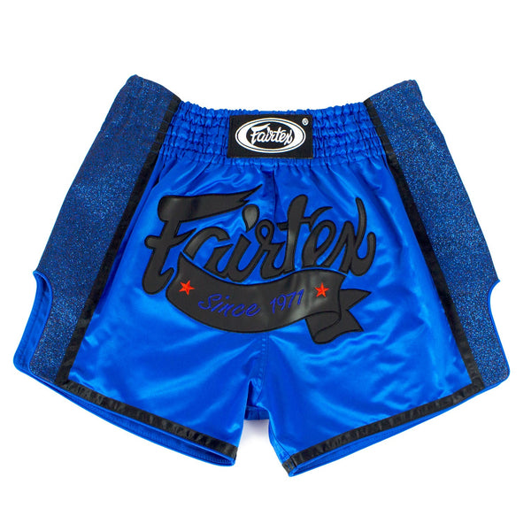 BS1702 Fairtex Slim Fit Muaythai Shorts Royal Blue