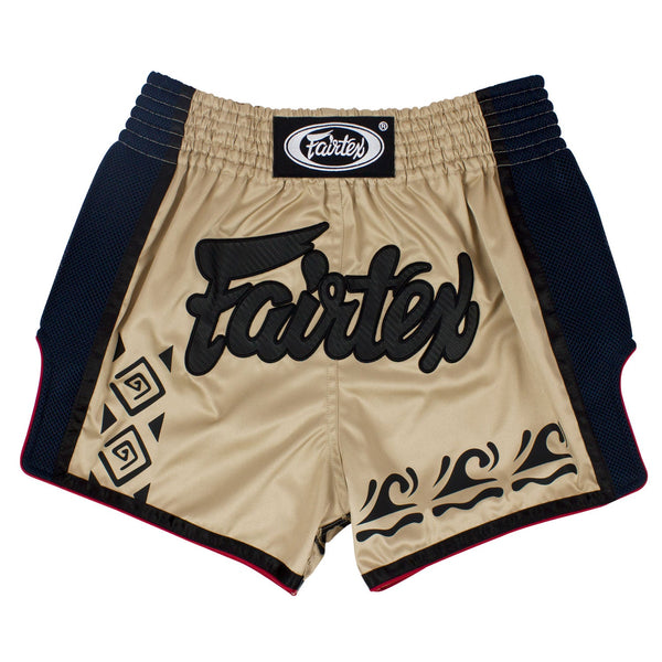 BS1713 Fairtex Slim Fit Muaythai Shorts Khaki
