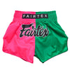 BS1911 Fairtex Fighter Shorts Pink-Green