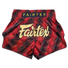 Fairtex BS1919 Muaythai Shorts - Red Stealth