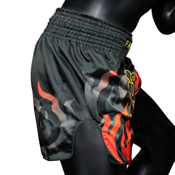 BS1921 Fairtex Volcano Muaythai Shorts Black