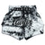 BS1948 Fairtex Grunge White Muaythai Shorts