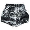BS1949 Fairtex Grunge Black Muaythai Shorts