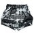 BS1949 Fairtex Grunge Black Muaythai Shorts