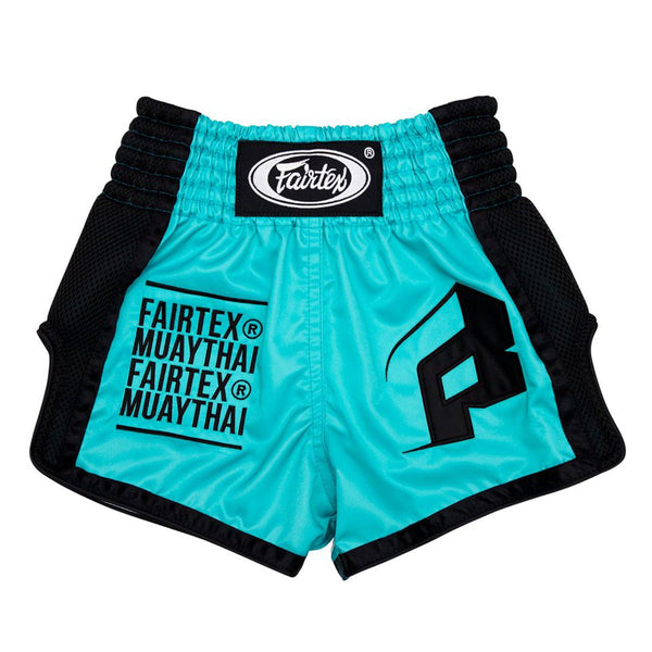 BSK2107 Fairtex Kids Muaythai Shorts Turquoise