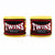 Twins Special CH2 5m Cotton Handwraps - Yellow Striped