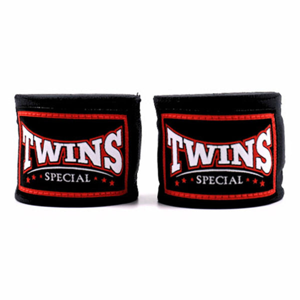 Twins Special CH5 4.5m Elastic Handwraps - Black