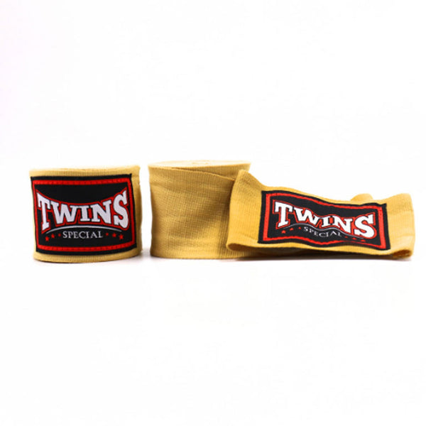 Twins Special CH5 4.5m Elastic Handwraps - Gold
