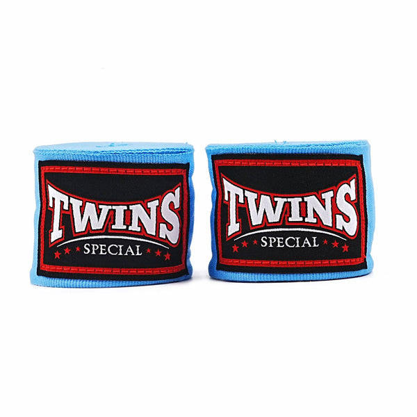Twins Special CH5 4.5m Elastic Handwraps - Light Blue
