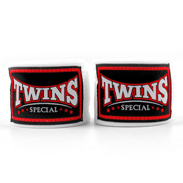Twins Special CH5 4.5m Elastic Handwraps - White