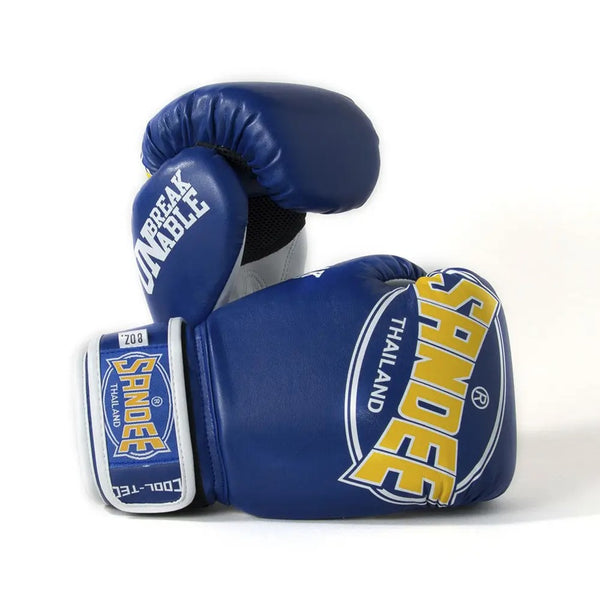 Sandee Cool-Tec Kids Muay Thai Gloves Blue/Yellow