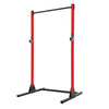 Red Diagor Squat Power Rack D9 with pull-up bar and J-Cups, designed for heavy duty training in minimal space.