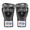 Fairtex BGL3 Lace-up Sparring Gloves - Black