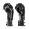 Fairtex BGL3 Lace-up Sparring Gloves - Black