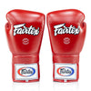 Fairtex BGL3 Lace-up Sparring Gloves - Red