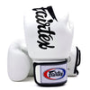 Fairtex BGV19 Deluxe Tight-Fit Gloves White