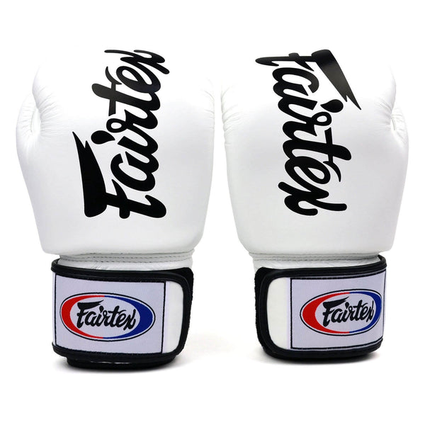 Fairtex BGV19 Deluxe Tight-Fit Gloves White
