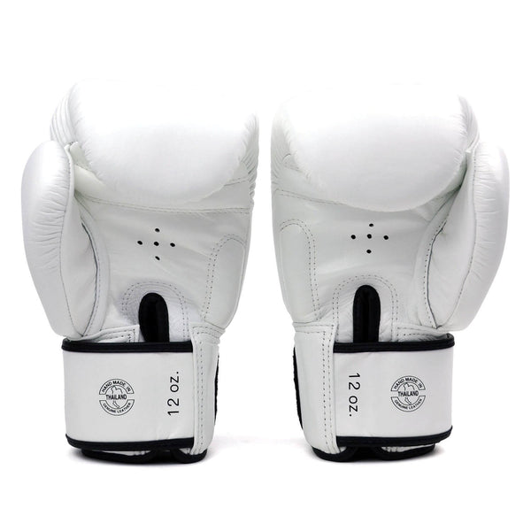 Fairtex BGV19 Deluxe Tight-Fit Gloves White