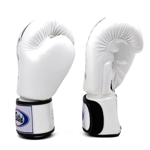 Fairtex BGV19 Deluxe Tight-Fit Gloves White